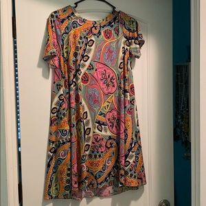 Multicolor floral dress